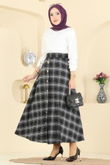 H.B.S. - Skirts 3267HBS856-MS Pattern 1 Black