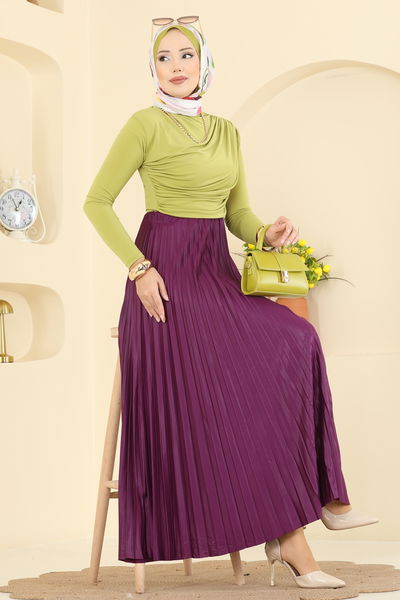 B.R.Z - Skirts 4537BRZ597-MS Damson - 418225