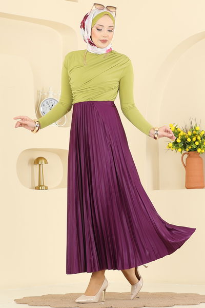 B.R.Z - Skirts 4537BRZ597-MS Damson - 418226