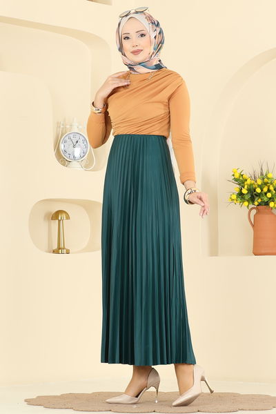 B.R.Z - Skirts 4537BRZ597-MS Emerald - 418238