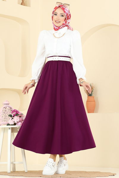 E.R.K. - Skirts 5014ERK1158-MS Damson - 410028