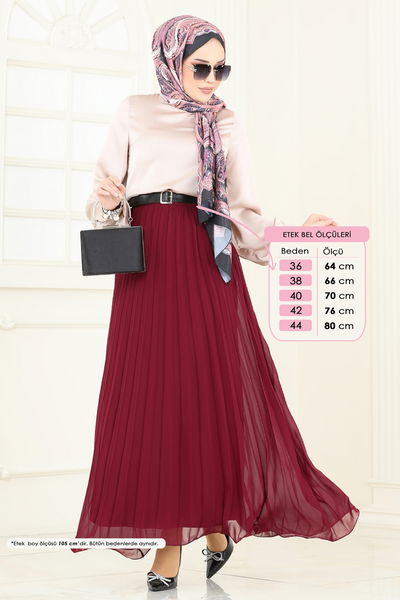 B.İ.S.S.K. - Skirts 6202BSK463-MS Burgundy - 370266