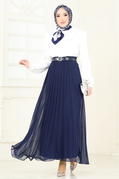 B.İ.S.S.K. - Skirts 6202BSK463-MS Navy Blue - 370251