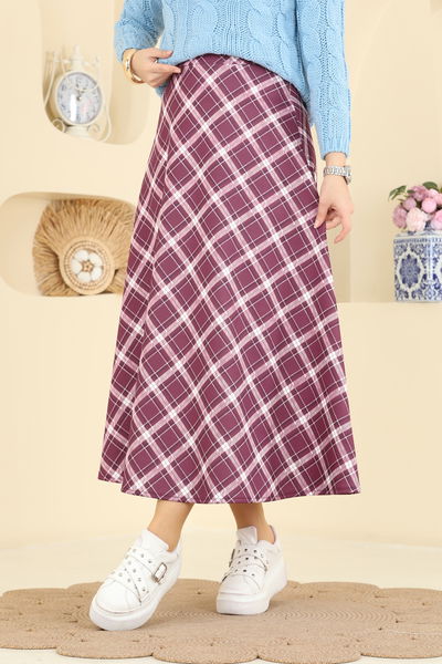 T.E.G. - Skirts 8034TEG847-MS Burgundy - 423485