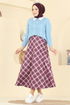 Skirts 8034TEG847-MS Burgundy - Thumbnail