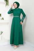 ASN - Stony Evening dress Dress ASN174 Emerald