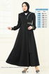 Taş Detay Abiye Elbise ASM2804-MS Siyah - Thumbnail