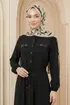 Taş Detaylı Aerobin Elbise 6772ORG973-M Siyah - Thumbnail