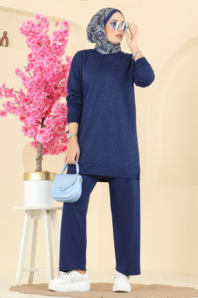 O.Z.N. - Taş Detaylı İki İp Takım 206OZN1046-MS Laci - 413479