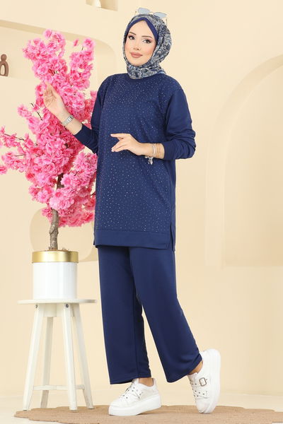 O.Z.N. - Taş Detaylı İki İp Takım 206OZN1046-MS Laci - 413480