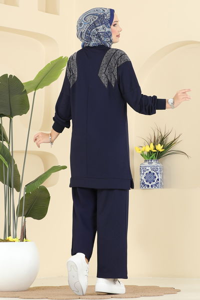 U.Z. - Taş Detaylı İkili Takım 3464UZ662-MS Laci - 413584