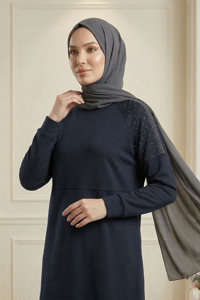 MRV A.Y.D. - Taş Detaylı Modal Takım 2795AYD969-M Antrasit - 430525