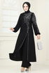 Taş Detaylı Şık Takım 5957AB368-MS Siyah - Thumbnail