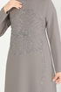 Taş Detaylı Tesettür Takım 5967AB368-MS Vizyon - Thumbnail