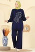 Taş İşlemeli Triko Takım 1106MT581-MS Laci - Thumbnail