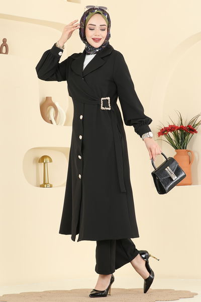 F.O.N. - Toka Detaylı Dabıl Takım 2030FON792-MS Siyah - 425170