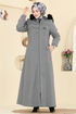 معطف رمادي 2076OZT1013-MS - Thumbnail