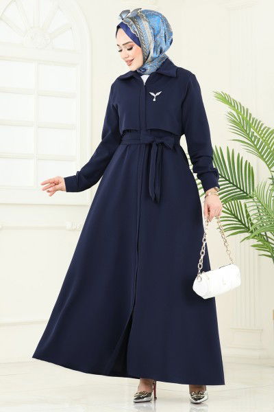 S.L. - Topcoat 2630SL432-MS Navy Blue
