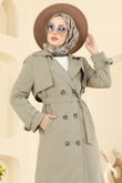 O.Z.T. - Trenchcoat 039OZT1013-MS Almond Green