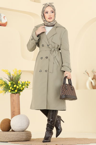 O.Z.T. - Trenchcoat 039OZT1013-MS Almond Green - 416789