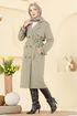 Trenchcoat 039OZT1013-MS Almond Green - Thumbnail