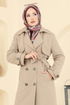 Trenchcoat 039OZT1013-MS Stone - Thumbnail