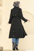 Trenchcoat 040OZT1013-MS Black - Thumbnail