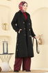 Trenchcoat 042OZT1013-MS Black - Thumbnail