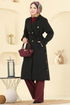 Trenchcoat 042OZT1013-MS Black - Thumbnail