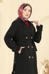 Trenchcoat 042OZT1013-MS Black - Thumbnail