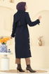 Trenchcoat 042OZT1013-MS Navy Blue - Thumbnail