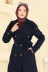 Trenchcoat 043OZT1013-MS Navy Blue - Thumbnail