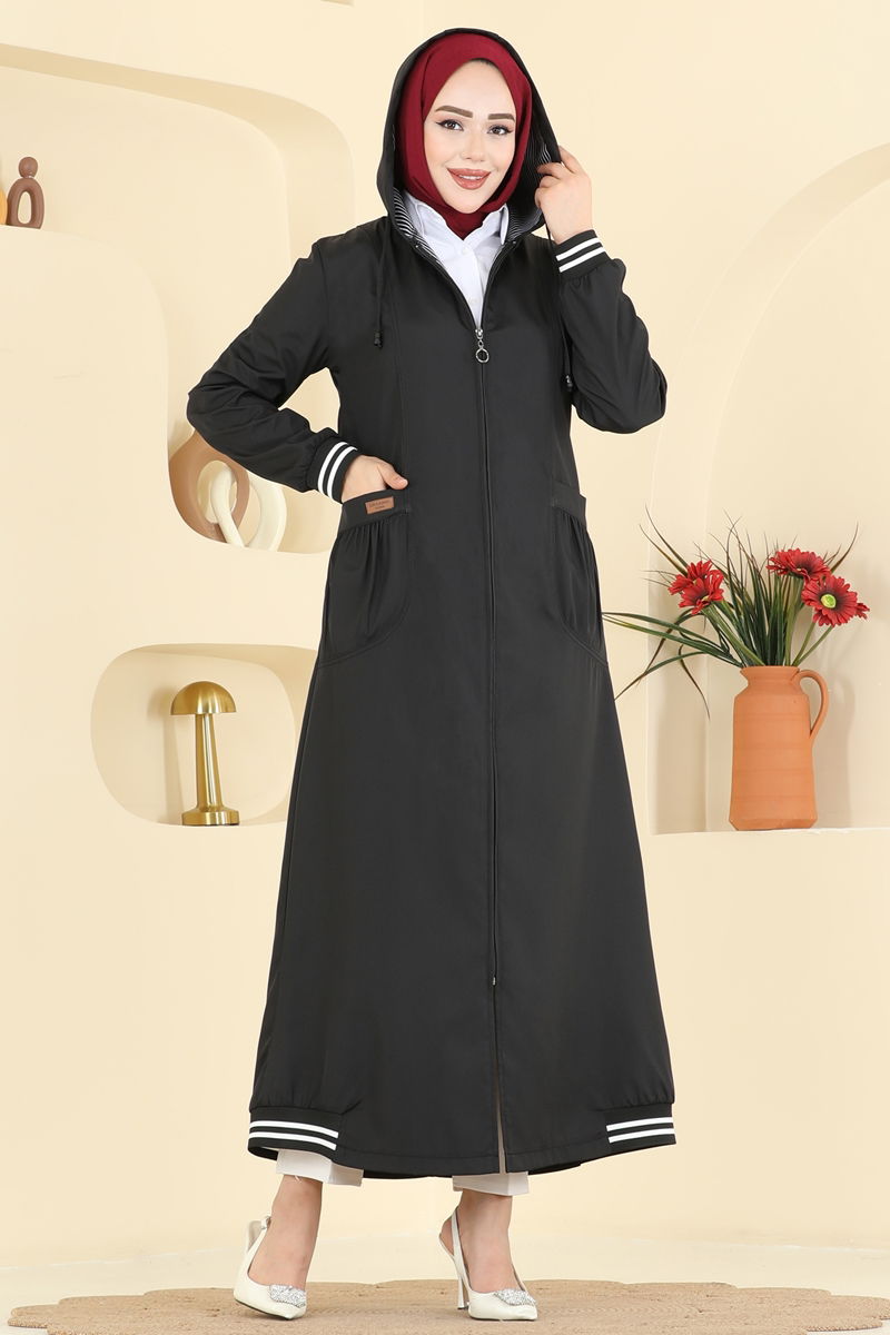 Trenchcoat 1418ORG1169-MS Black