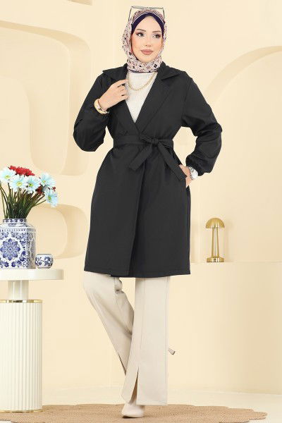 M.P.R. - Trenchcoat 21195MPR1163-MS Black