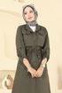 Trenchcoat 2512MSA980-MS Khaki - Thumbnail