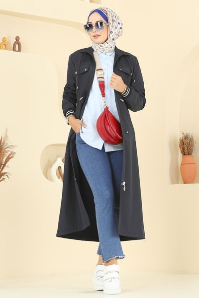 M.S.A. - Trenchcoat 2514MSA980-MS Navy Blue - 391818