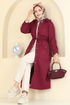 Trenchcoat 3069KTR750-MS Burgundy - Thumbnail
