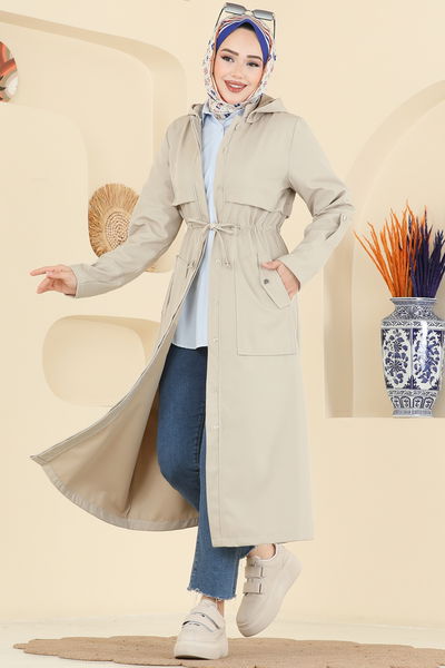 K.T.R. - Trenchcoat 3069KTR750-MS Stone - 417392