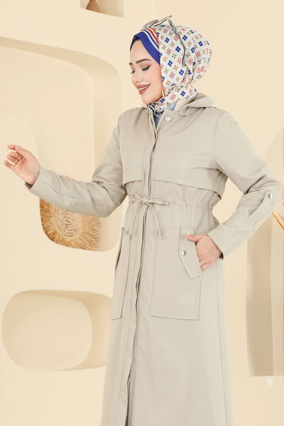 K.T.R. - Trenchcoat 3069KTR750-MS Stone - 417393