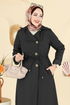 Trenchcoat 6223ANT466-MS Black - Thumbnail