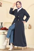 A.N.T. - Trenchcoat 6223ANT466-MS Navy Blue