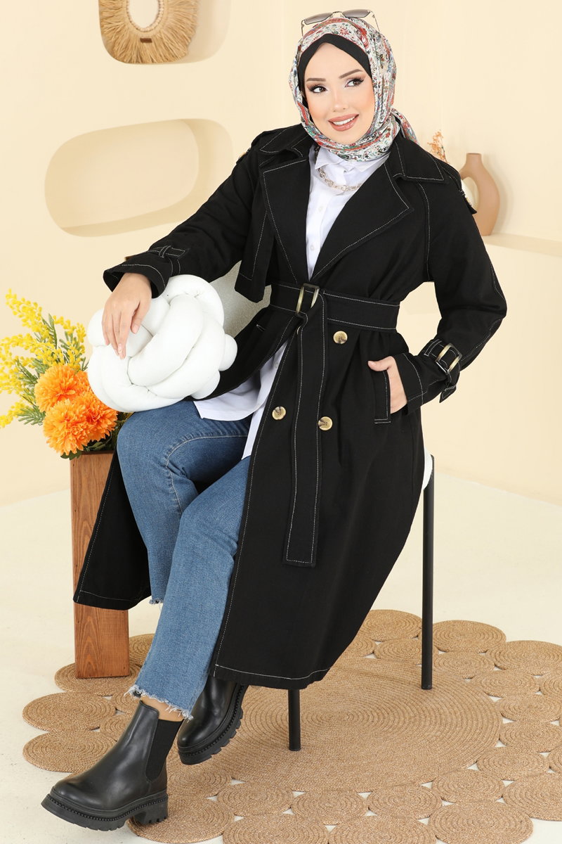 Trenchcoat 6226ANT466-MS Black