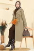 Trenchcoat 6248BSK463-MS Almond Green - Thumbnail