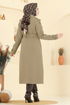 Trenchcoat 6248BSK463-MS Almond Green - Thumbnail