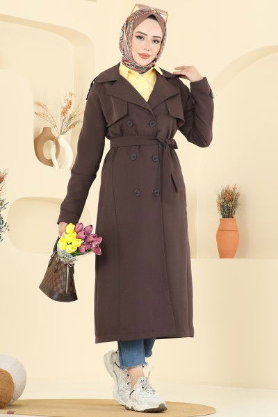 B.İ.S.S.K. - Trenchcoat 6248BSK463-MS Brown