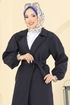 Trenchcoat 8005TEG847-MS Navy Blue - Thumbnail