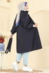 Trenchcoat 8005TEG847-MS Navy Blue - Thumbnail