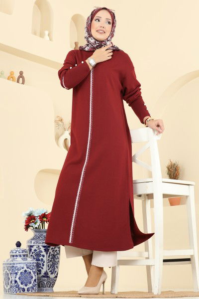 K.L.B. - Tunic 0021KLB1050-MS Burgundy