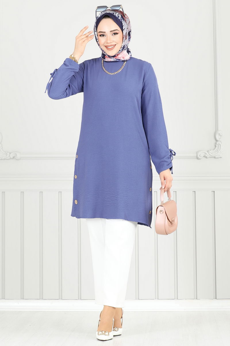 Tunic 016MR1078-MS Light Indigo