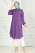 Tunic 0171BG354-MS Dark Lilac - Thumbnail